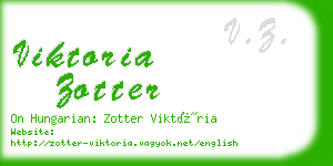 viktoria zotter business card